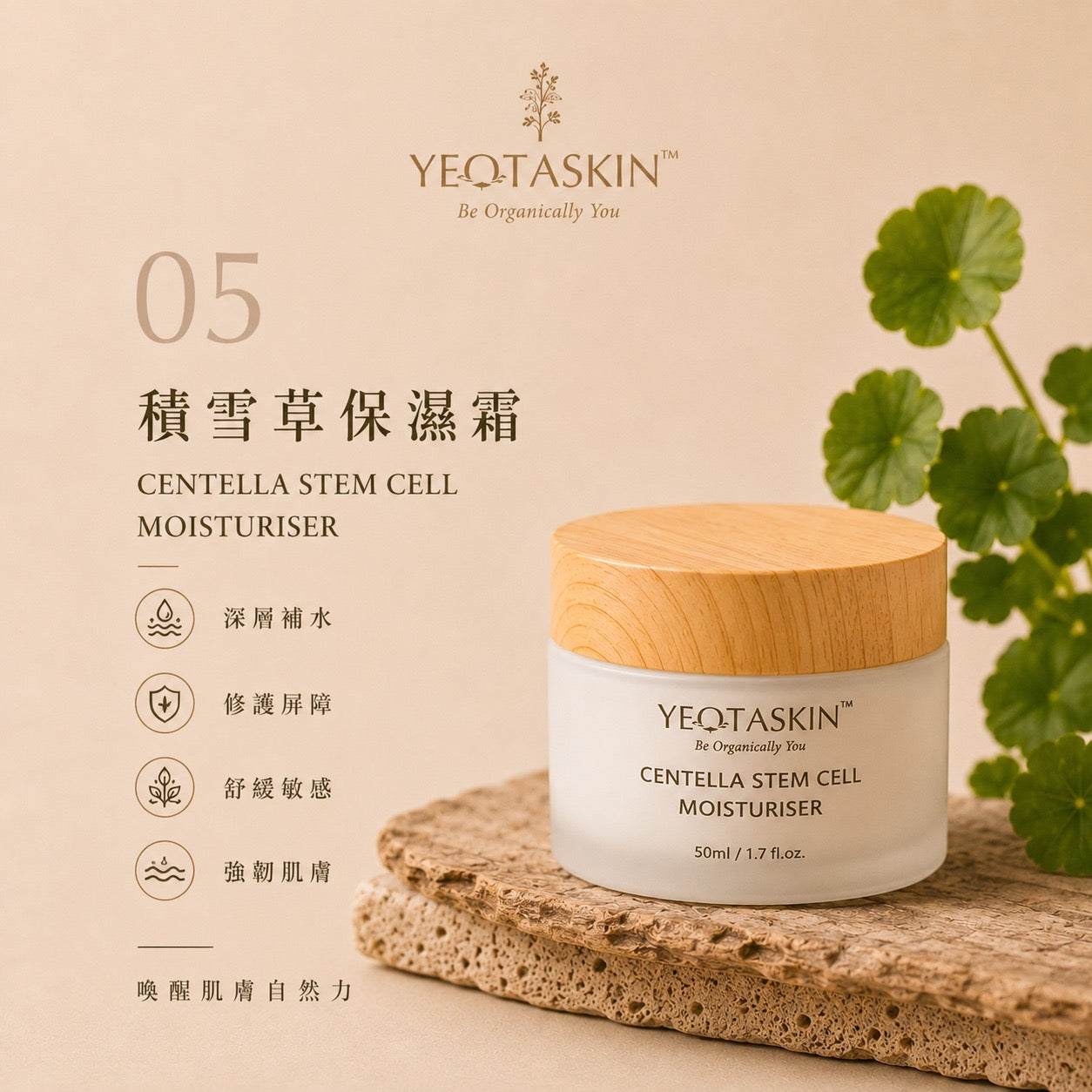 YEOTASKIN Centella Stem Cell Moisturiser